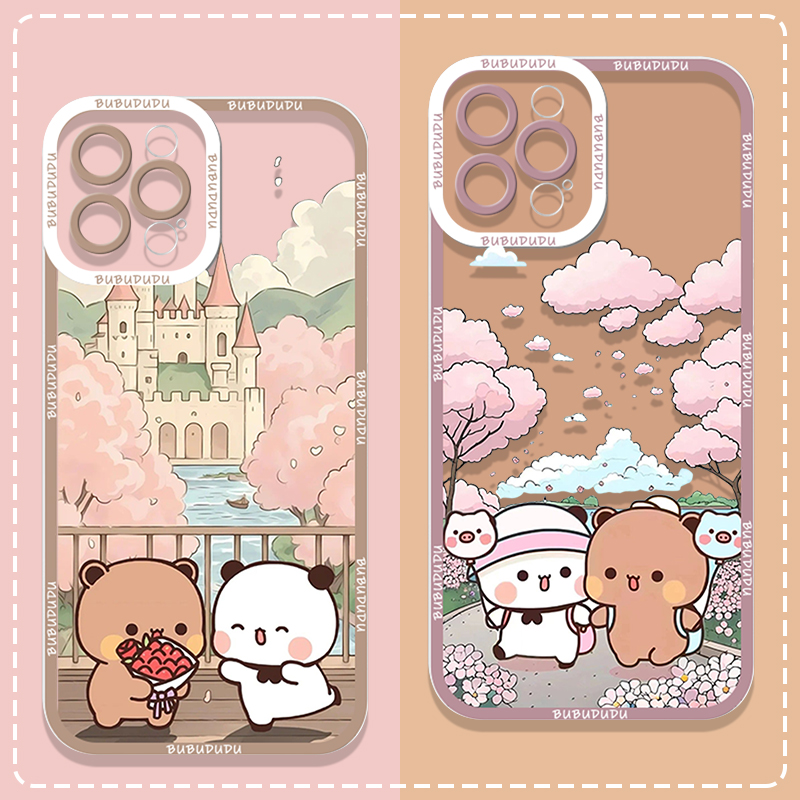 Phone Cases Clear - Süße BUBU DUDU Paar klare Handyhülle