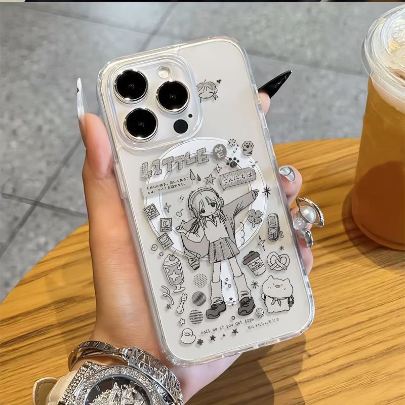 Phone Cases Girly - Kawaii Anime Süße Anime-Mädchen Handyhülle für