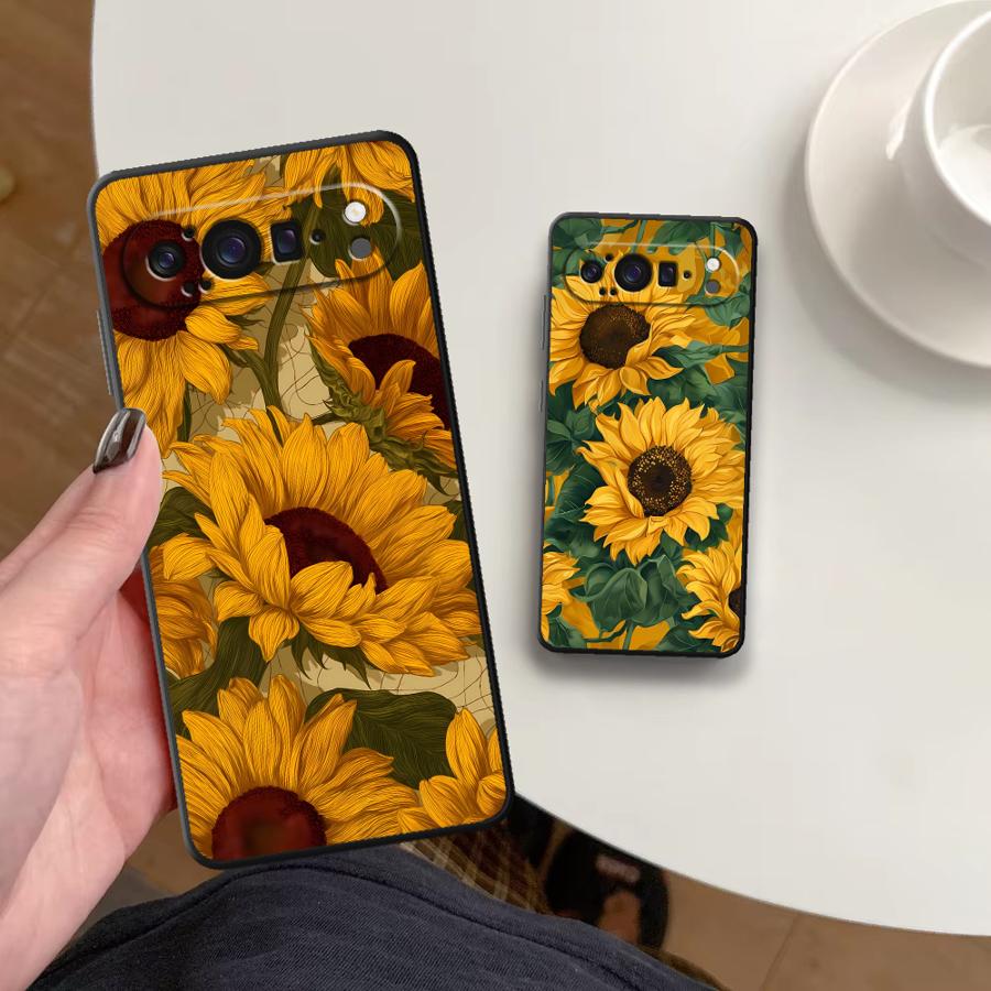 Phone Cases Pixel 9A - Sunflower Sea Funda Handyhülle für Google