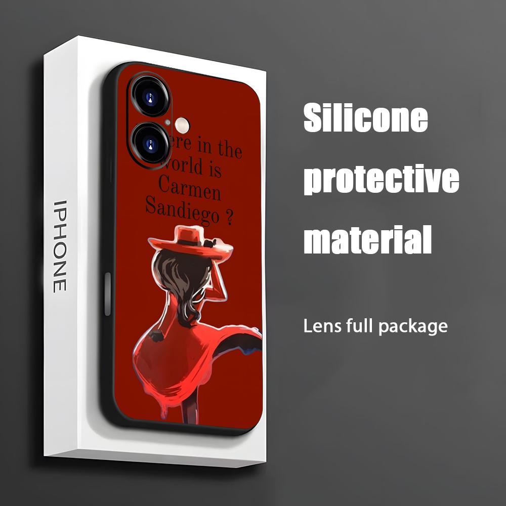 Phone Cases Bulk - Heiße Carmen Sandiego Cartoon Handyhülle für