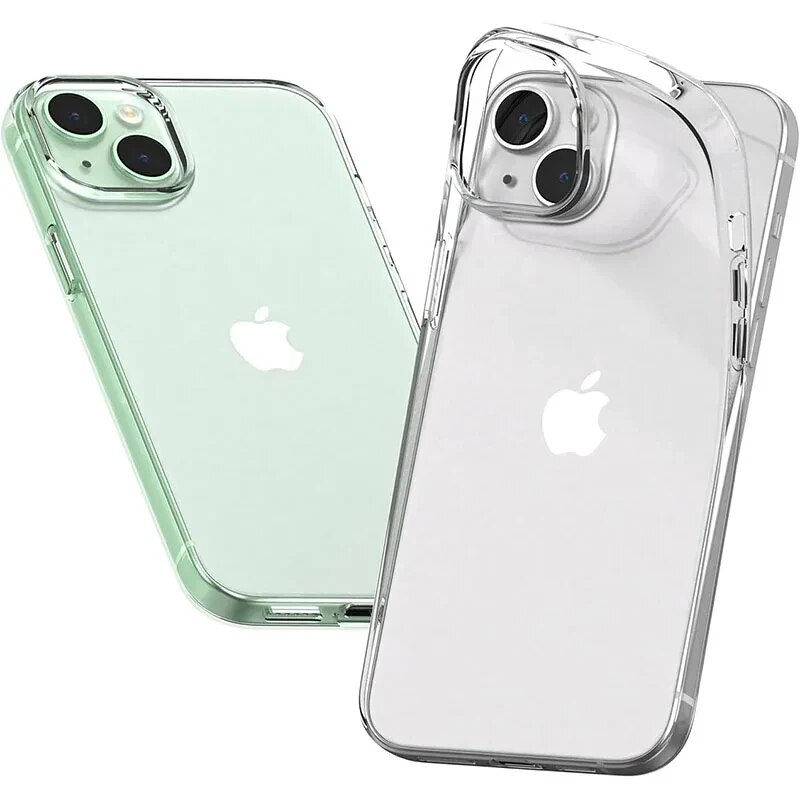 Phone Cases Dior - Transparente Silikon-Softhülle für iPhone 15 14