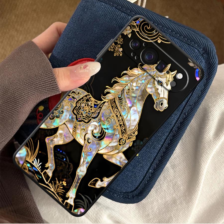 Phone Cases Pixel 9A - Lucky Horse Funda Handyhülle für Google