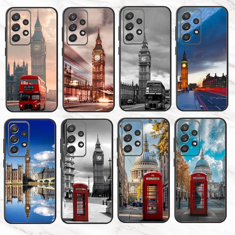 Phone Cases London - L-London Bus England Big Ben Handyhülle