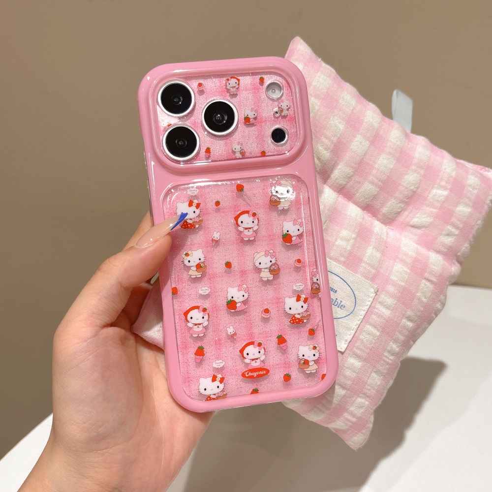 Phone Cases Girly - Sanrio Hello Kitty Mini Cartoon-Print Rosa