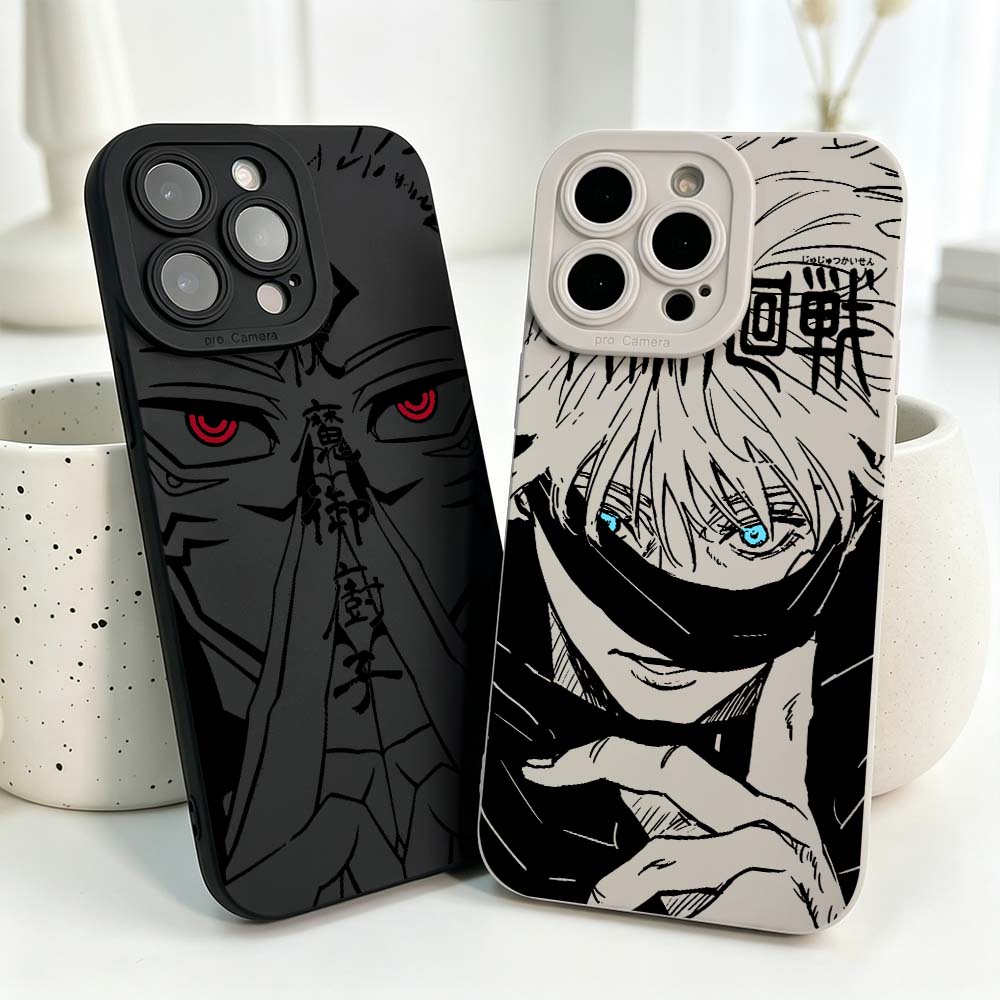 Phone Cases For Iphone 16 - Anime Jujutsu Kaisen Coole Silikonhülle für