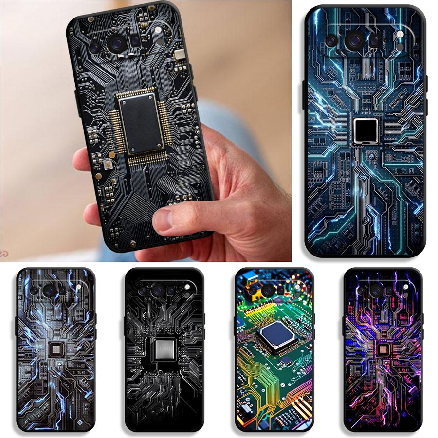 Phone Cases Pixel 9A - Retro Leiterplatten-Design Handyhülle für Google Pixel