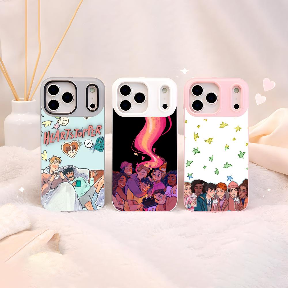Phone Cases Clear - bl series Heartstopper Handyhülle Transparente Jelly-Hülle