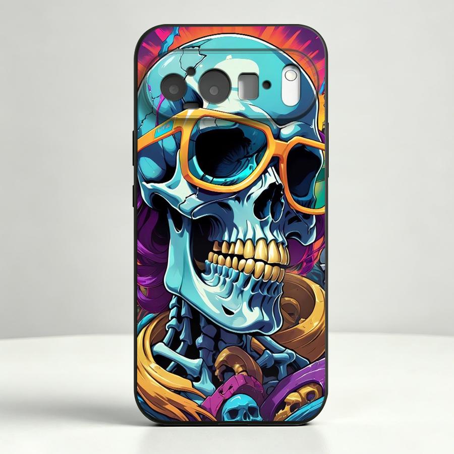 Neon Pop Art Totenkopf-Hülle f – Phone Cases Pixel 9A Bewertung und Preis