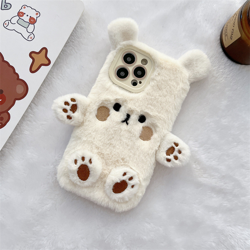 Koreanische 3D Cartoon Bär Fla – Phone Cases For Iphone 16 Bewertung und Preis