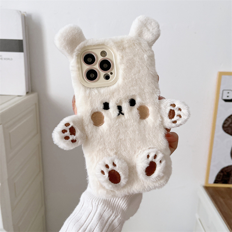 Koreanische 3D Cartoon Bär Fla – Phone Cases For Iphone 16 Bewertung und Preis