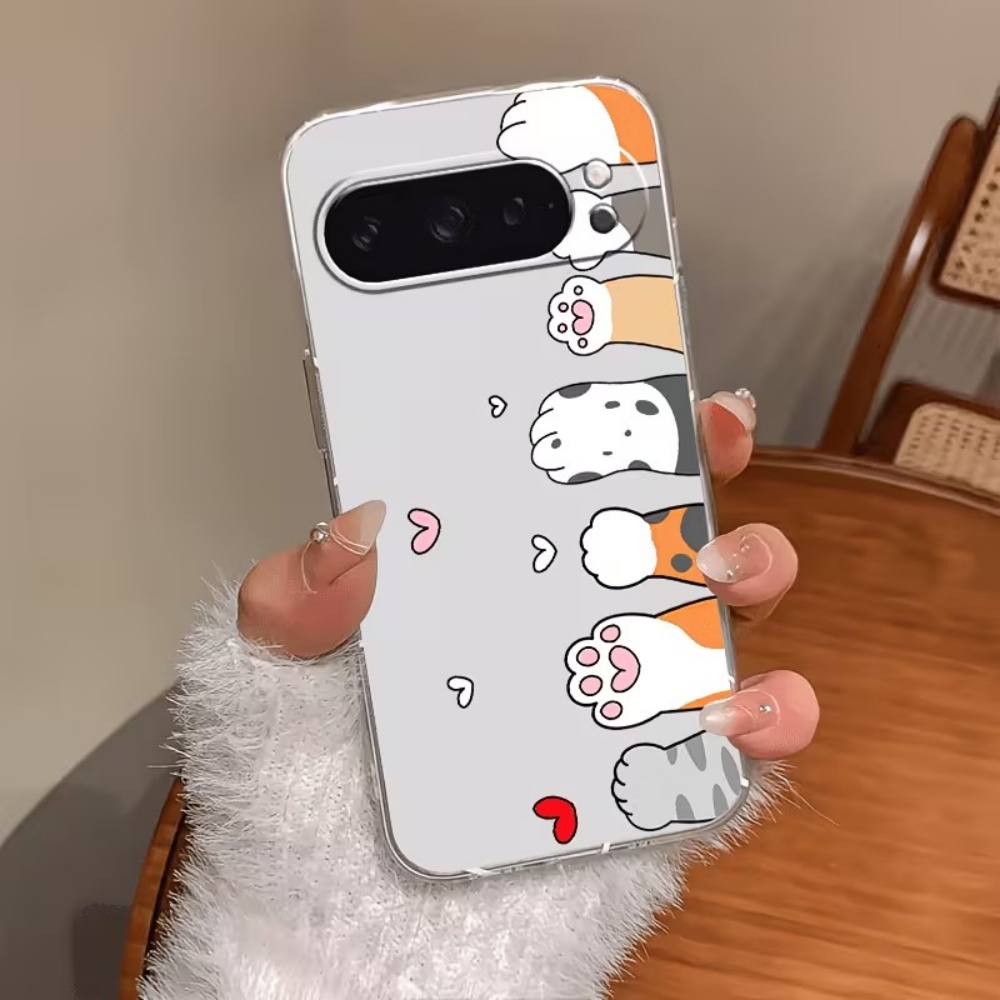 Cartoon-Katzenpfoten-Abdruck K – Phone Cases Pixel 9A Bewertung und Preis