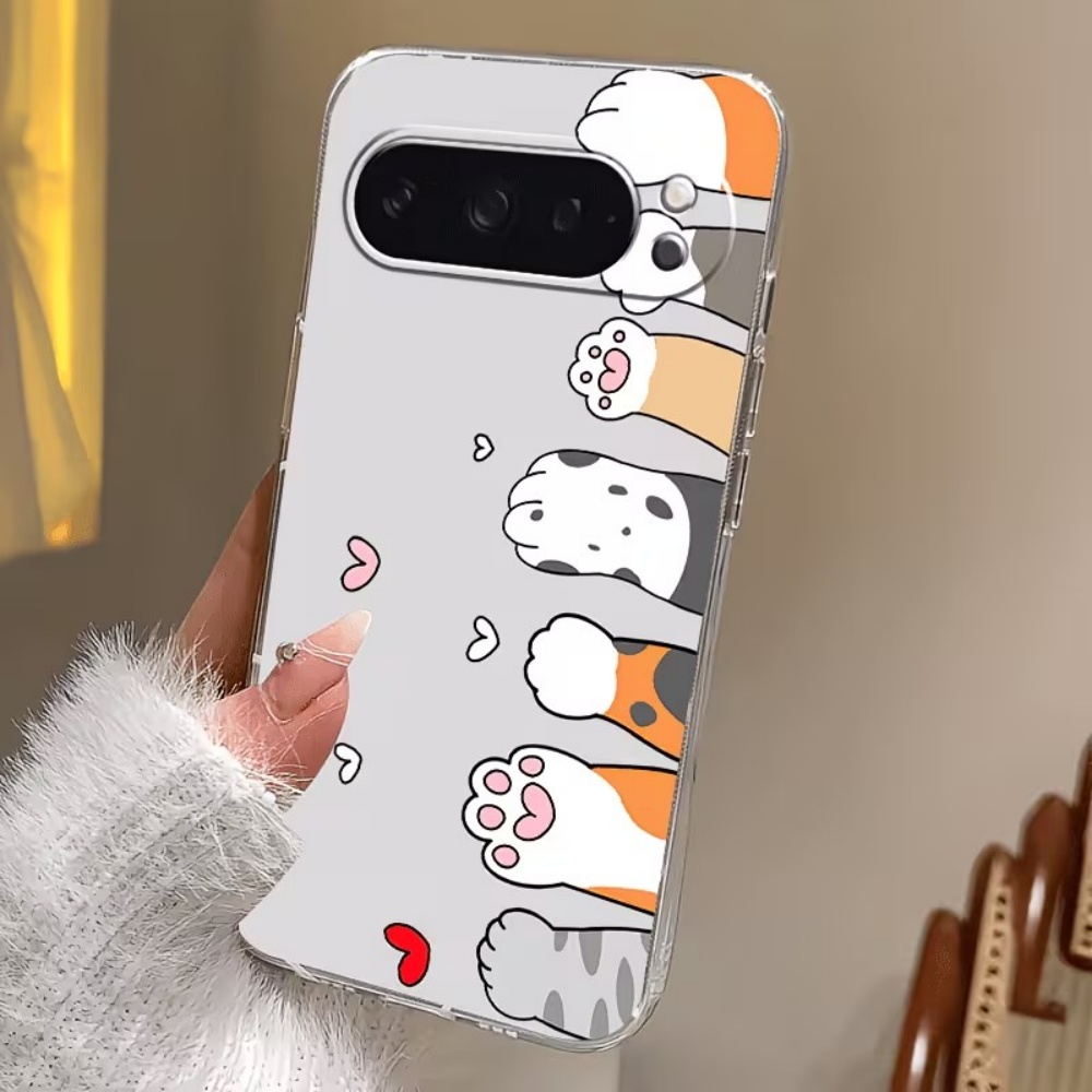 Cartoon-Katzenpfoten-Abdruck K – Phone Cases Pixel 9A Bewertung und Preis