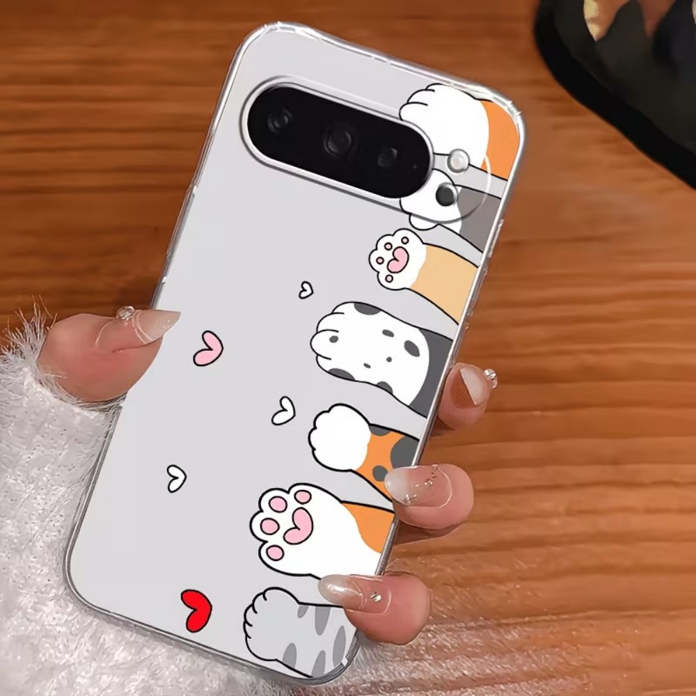 Cartoon-Katzenpfoten-Abdruck K – Phone Cases Pixel 9A Bewertung und Preis