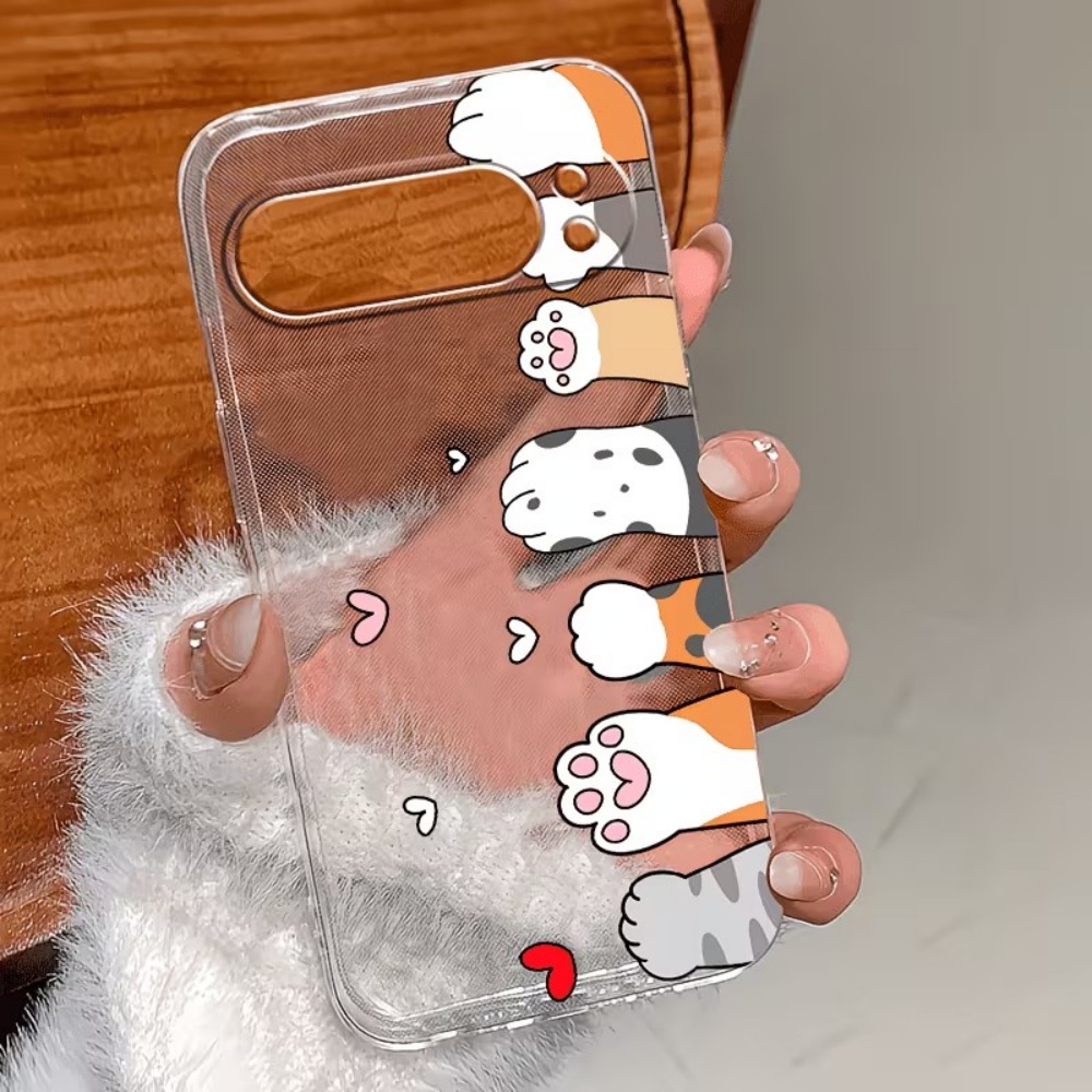 Cartoon-Katzenpfoten-Abdruck K – Phone Cases Pixel 9A Bewertung und Preis