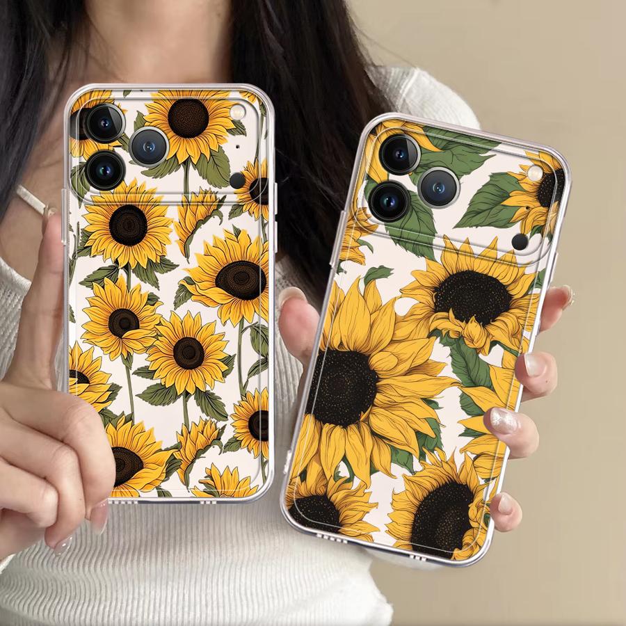 Niedliche Sonnenblumenmuster-H – Phone Cases For Iphone 16 Bewertung und Preis