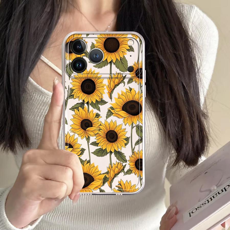 Niedliche Sonnenblumenmuster-H – Phone Cases For Iphone 16 Bewertung und Preis