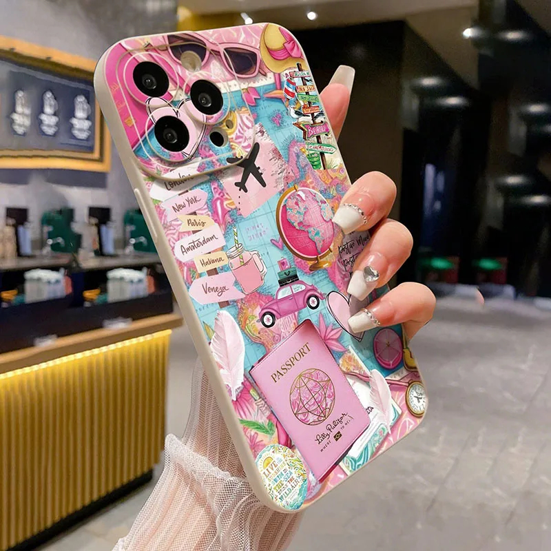 Reise-Flugzeug-Design Mattiert – Phone Cases For Iphone 16 Bewertung und Preis