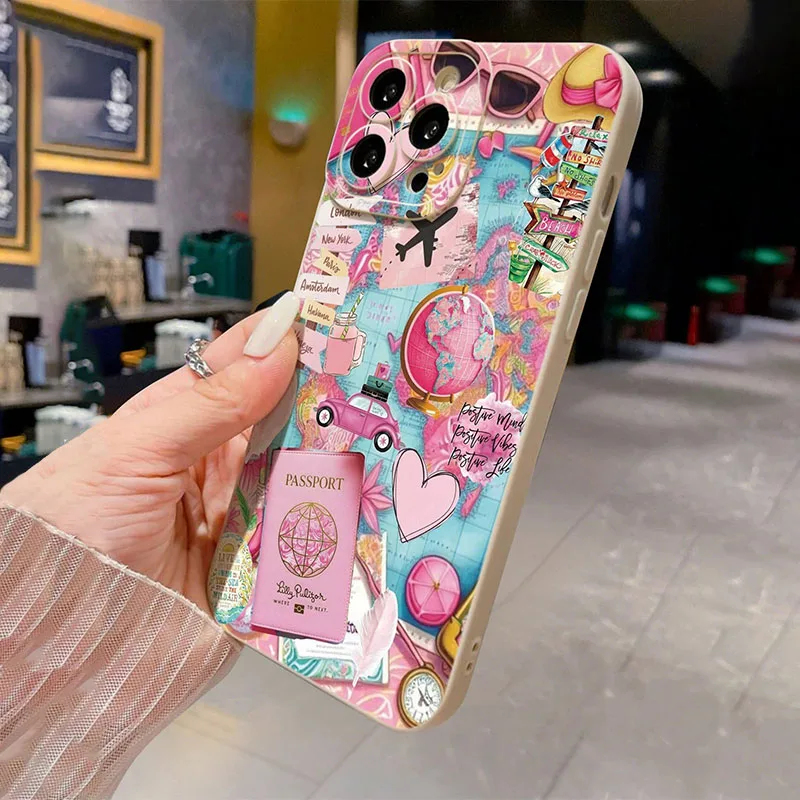 Reise-Flugzeug-Design Mattiert – Phone Cases For Iphone 16 Bewertung und Preis