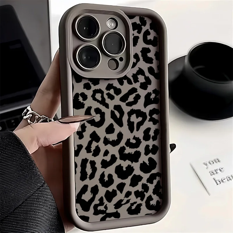 Schwarze Leopardenmuster-Silik – Phone Cases Dior Bewertung und Preis