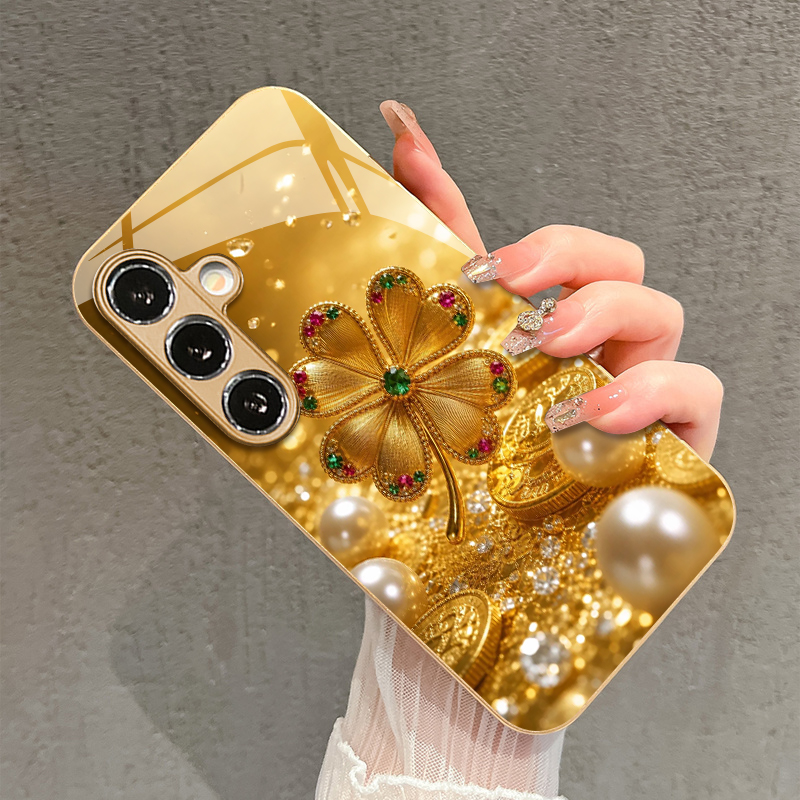 Farbenfrohe Edelstein-Vierblat – Phone Cases Galaxy S26 Bewertung und Preis