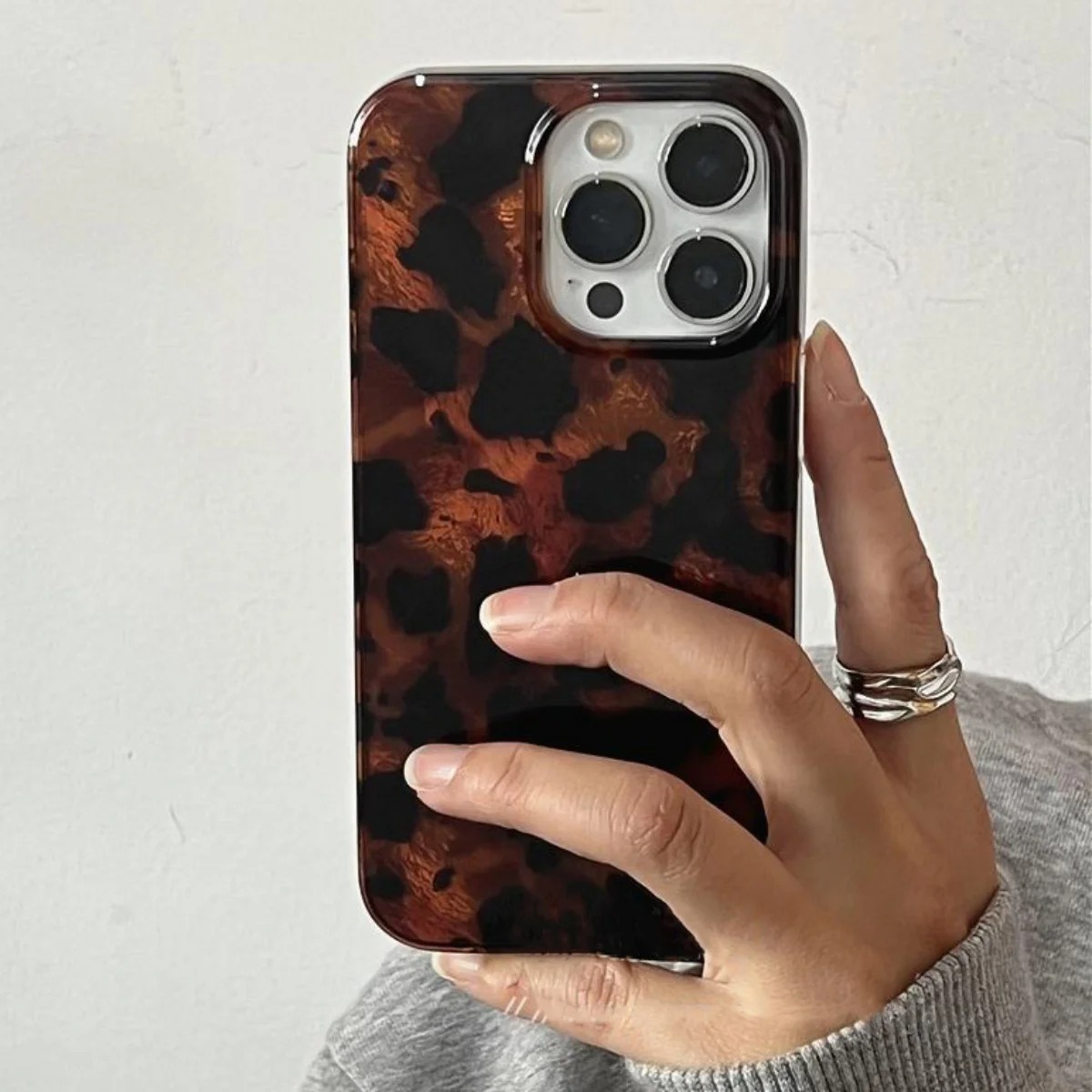 Retro-Amber-Textur Laser-Handy – Phone Cases Bulk Bewertung und Preis