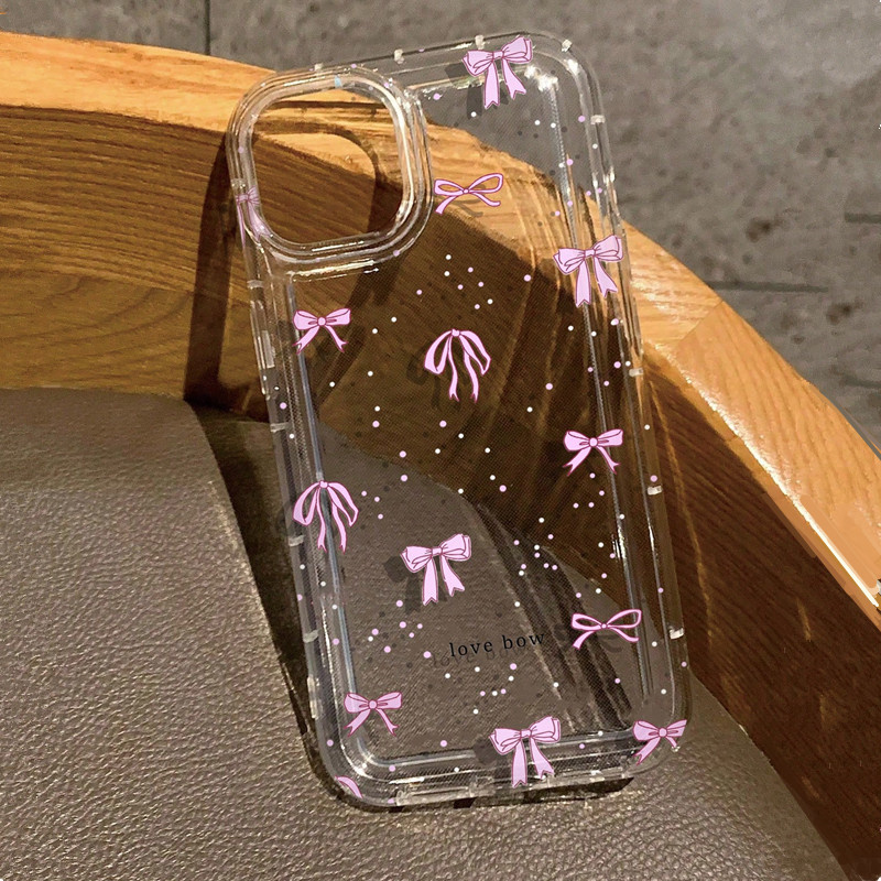 Bunte Schleife Print Clear Cas – Phone Cases Dior Bewertung und Preis
