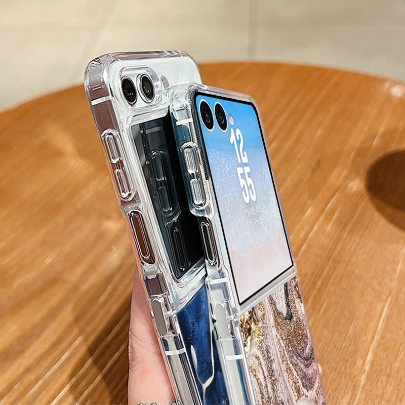 Bunte Marmormuster-Handyhülle  – Phone Cases Z Fold 4 Bewertung und Preis