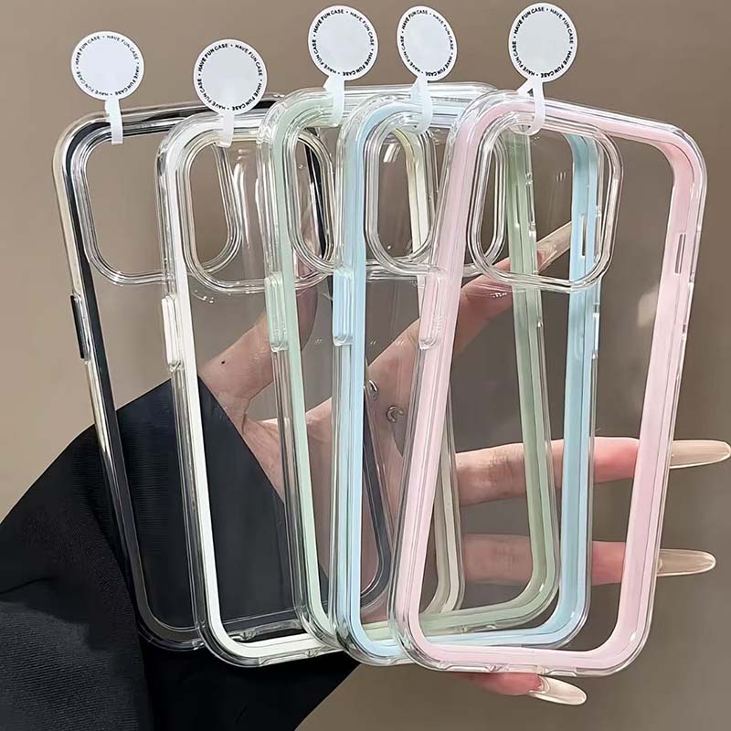 Luxus Candy Farbe Rahmen Klare – Phone Cases Girly Bewertung und Preis