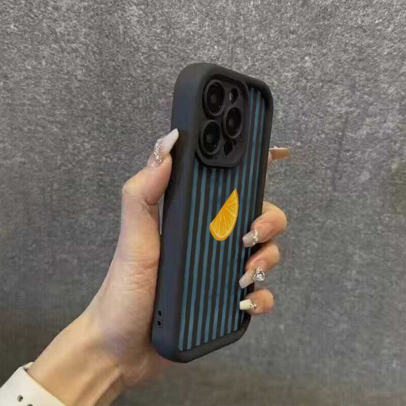 Gestreifte Zitronenscheiben-Mu – Phone Cases Bulk Bewertung und Preis