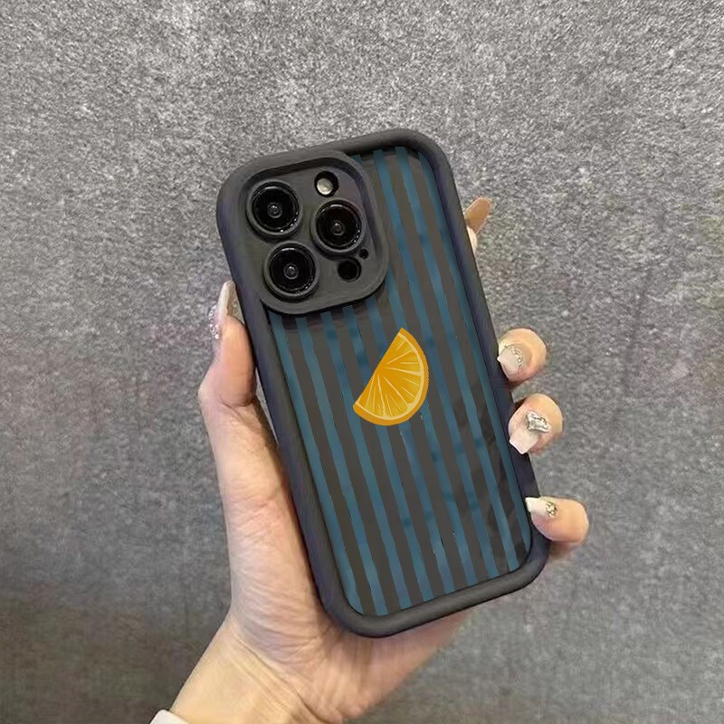 Gestreifte Zitronenscheiben-Mu – Phone Cases Bulk Bewertung und Preis