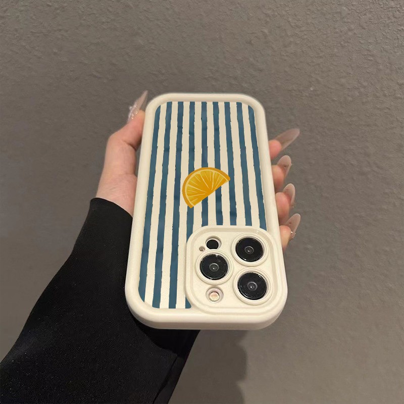 Gestreifte Zitronenscheiben-Mu – Phone Cases Bulk Bewertung und Preis