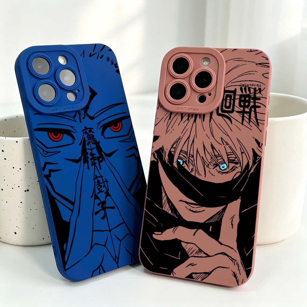 Anime Jujutsu Kaisen Coole Sil – Phone Cases For Iphone 16 Bewertung und Preis