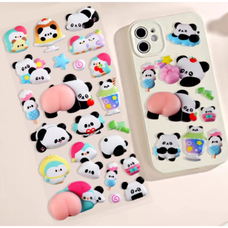 Niedlicher 3D-Panda-Cartoon, s – Phone Cases Rubber Bewertung und Preis