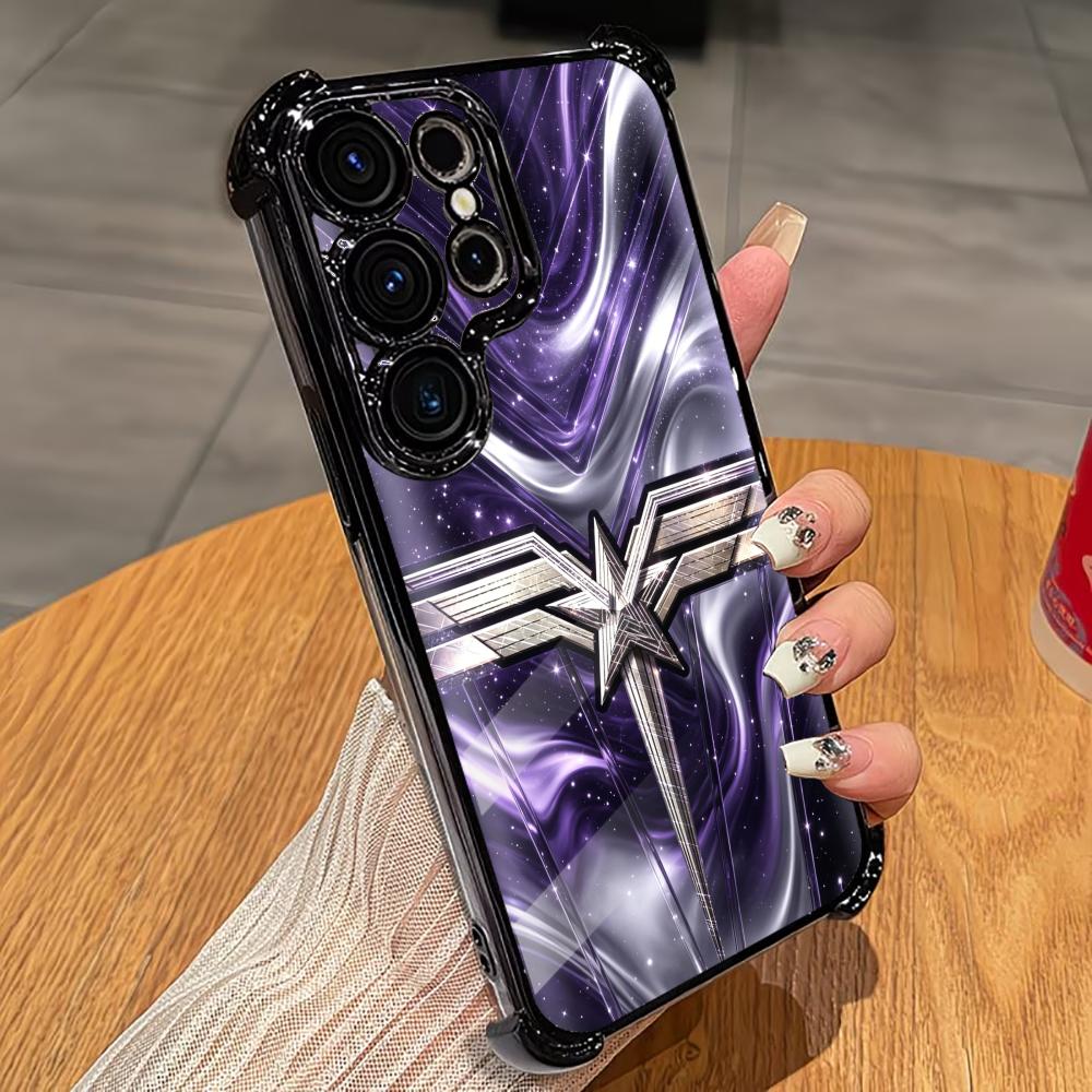 Lila Kosmisches Sternenmuster  – Phone Cases Quad Lock Bewertung und Preis