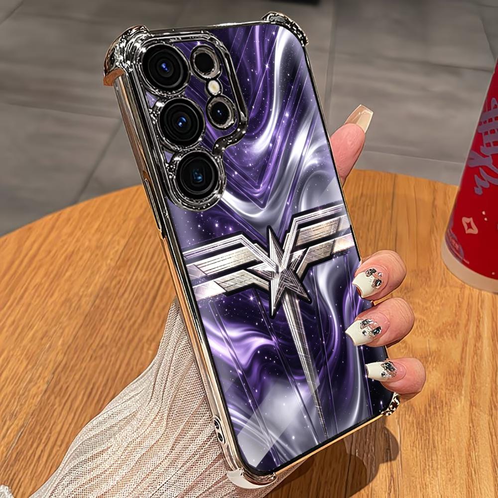 Lila Kosmisches Sternenmuster  – Phone Cases Quad Lock Bewertung und Preis