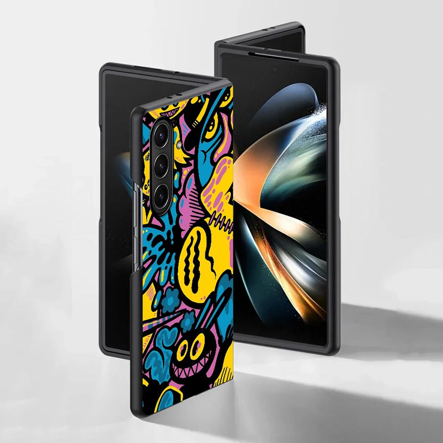 Cartoon-Graffiti-Design-Hülle  – Phone Cases Z Fold 4 Bewertung und Preis