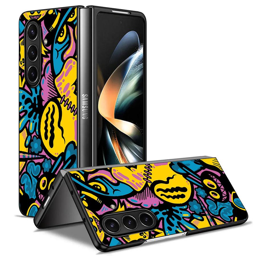 Cartoon-Graffiti-Design-Hülle  – Phone Cases Z Fold 4 Bewertung und Preis