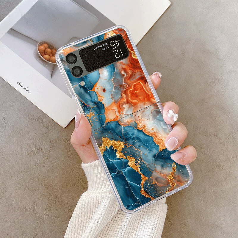 Künstlerische bunte Marmor Tex – Phone Cases Z Fold 4 Bewertung und Preis