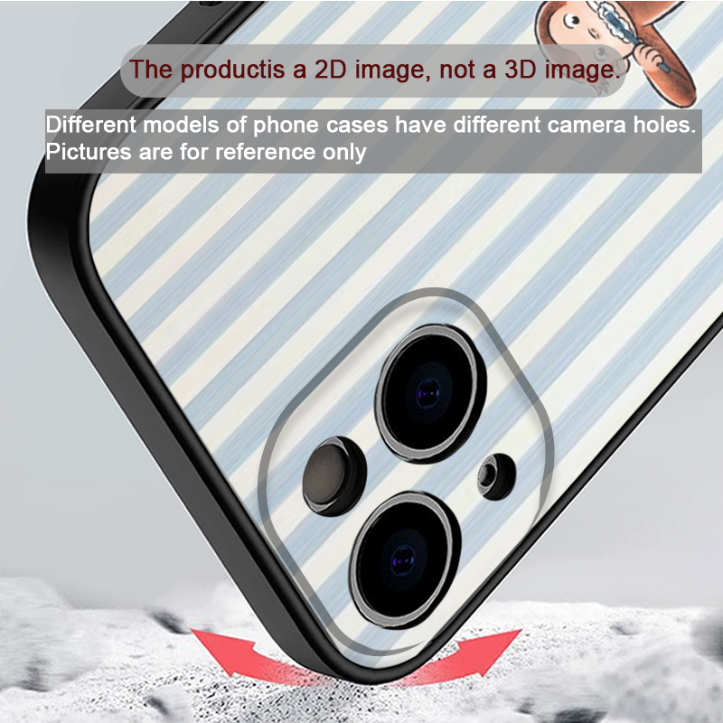Cartoon Gestreifter Affe mit K – Phone Cases For Iphone 16 Bewertung und Preis