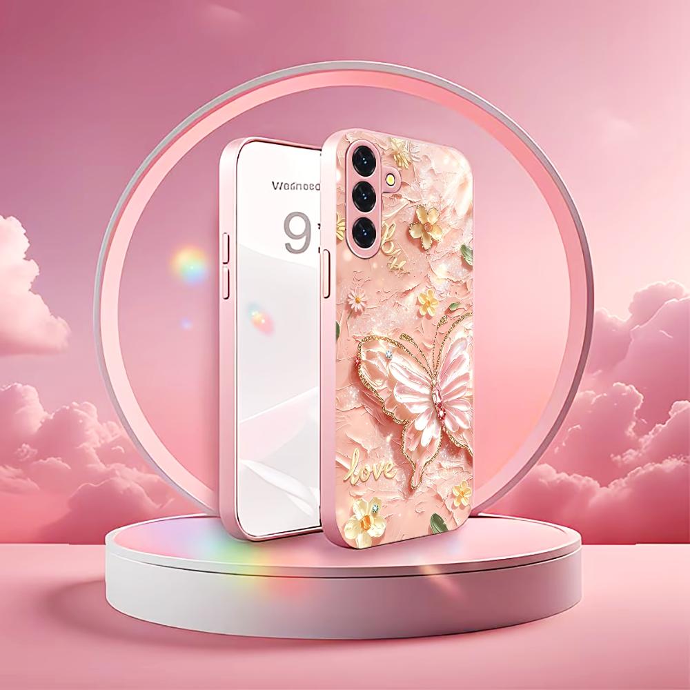 Rosa Glitzer-Schmetterling Mod – Phone Cases Quad Lock Bewertung und Preis